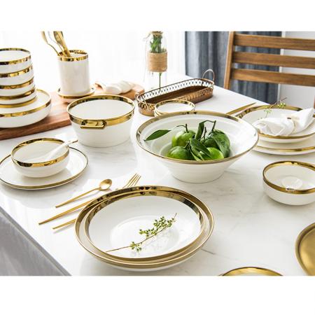 Porcelain tableware set kitchware tray 