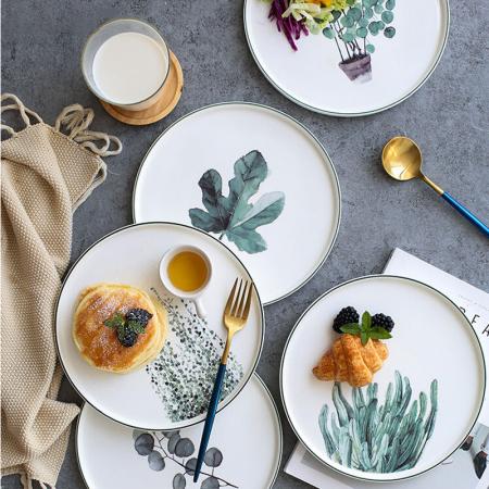 Porcelain Tableware set Kitchenware tray 