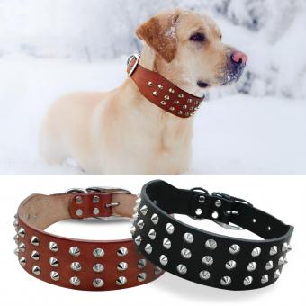 Pets Product, Dogs Collar,  Dogs PU Leather Collar
